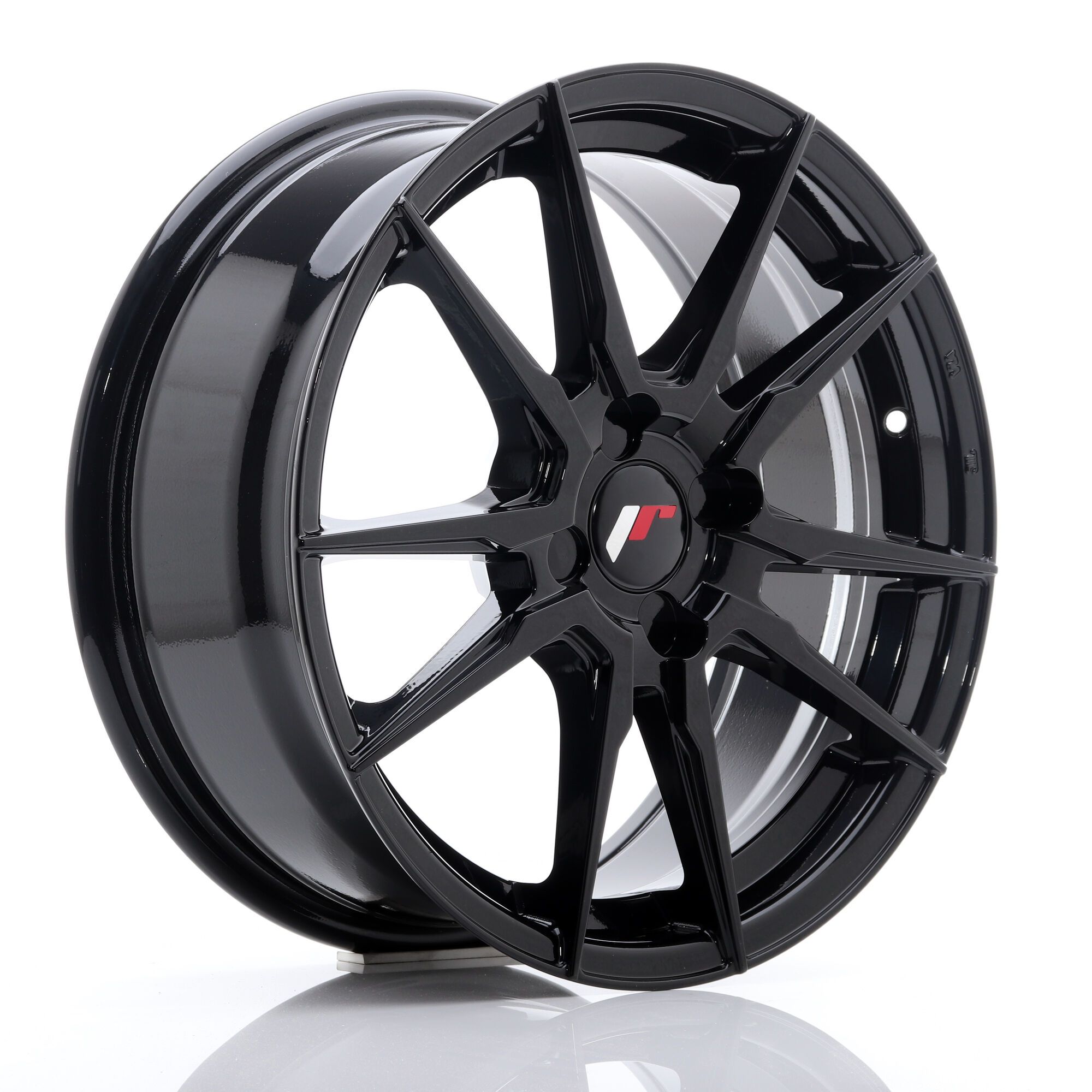 Image of JR-Wheels JR21 Velgen 17 Inch 7J ET25-40 Custom PCD Gloss Black