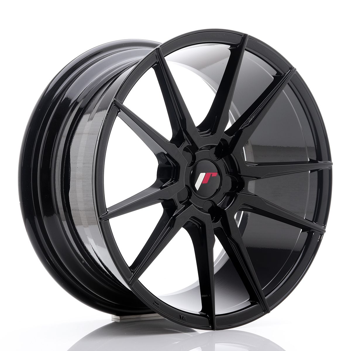 Image of JR-Wheels JR21 Velgen 18 Inch 8.5J ET30-40 Custom PCD Gloss Black