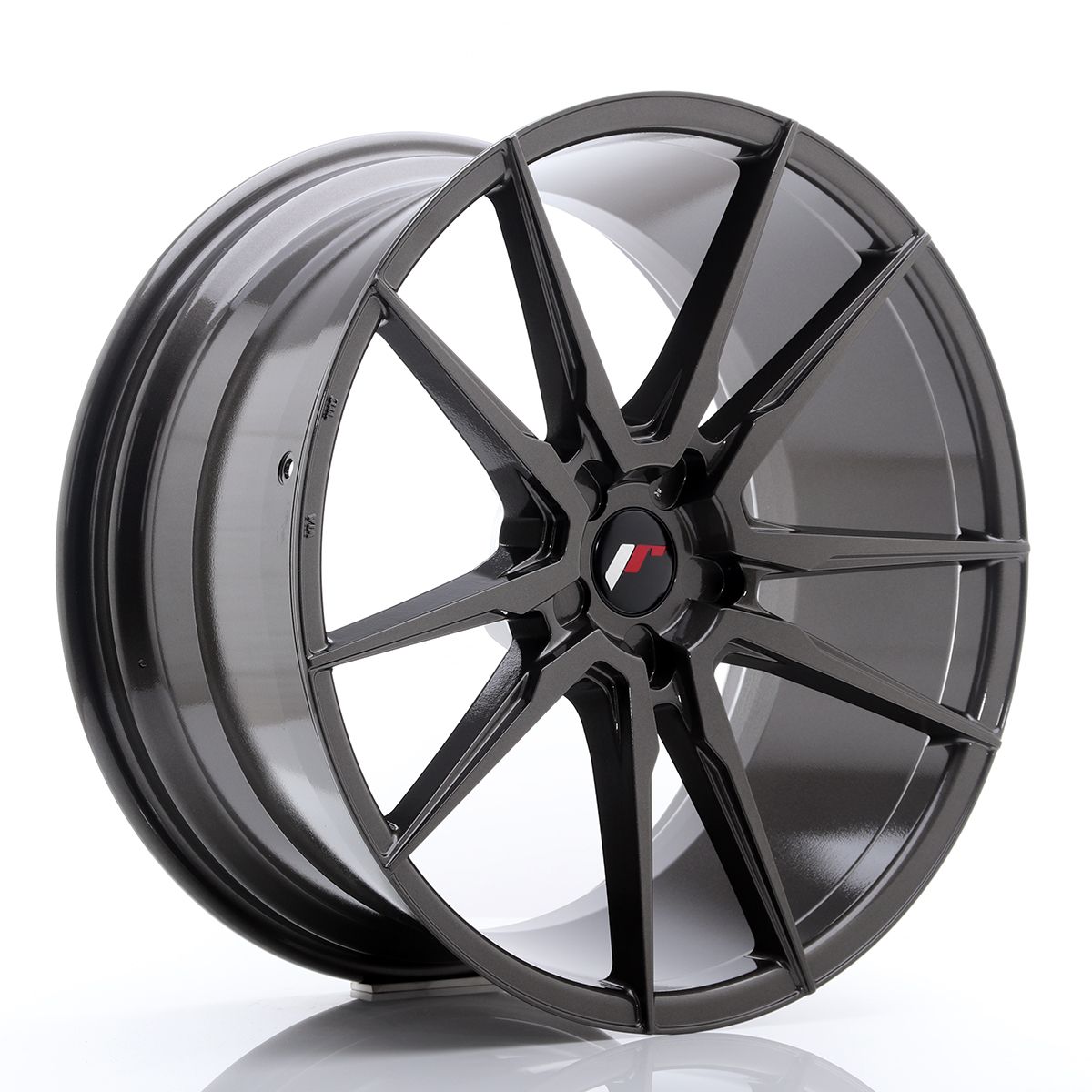 Image of JR-Wheels JR21 Velgen 21 Inch 10J ET15-48 Custom PCD Hyper Gray