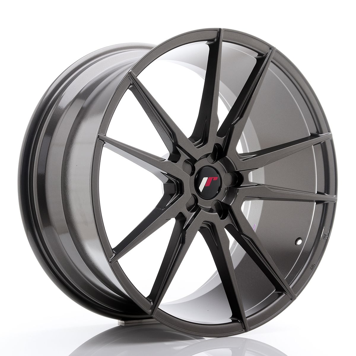 Image of JR-Wheels JR21 Velgen 22 Inch 10.5J ET15-52 Custom PCD Hyper Gray