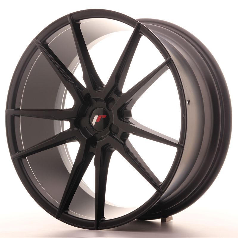 Image of JR-Wheels JR21 Velgen 22 Inch 9.5J ET30-48 Custom PCD Flat Black