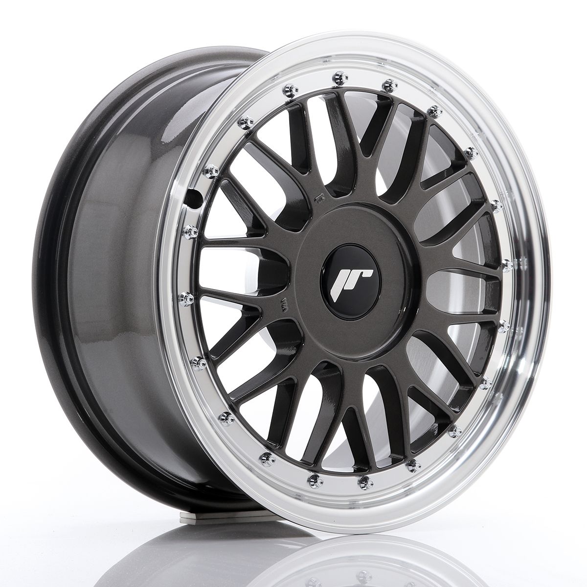 Image of JR-Wheels JR23 Velgen 16 Inch 7J ET20-45 Custom PCD Hyper Gray