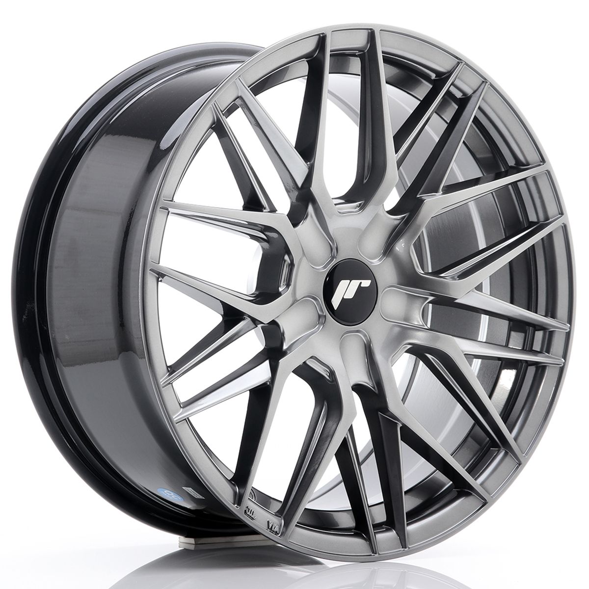 Image of JR-Wheels JR28 Velgen 17 Inch 8J ET35-40 Custom PCD Hyper Black