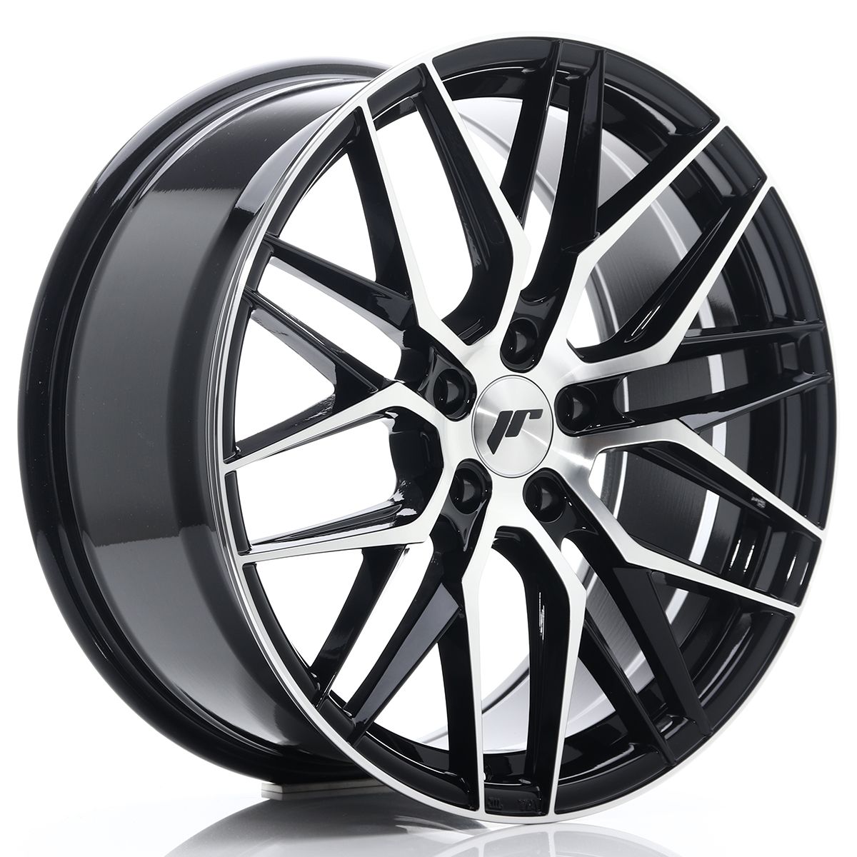 Image of JR-Wheels JR28 Velgen 19 Inch 8.5J ET40 5x108 Gloss Black Machined Face