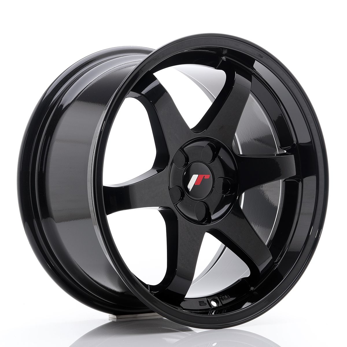 Image of JR-Wheels JR3 Velgen 18 Inch 8J ET35-40 Custom PCD Gloss Black