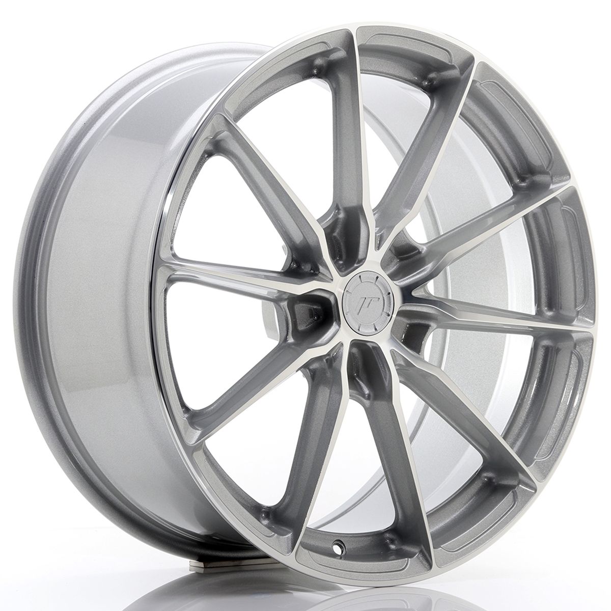 Image of JR-Wheels JR37 Velgen 19 Inch 8.5J ET35-45 Custom PCD Silver Machined Face