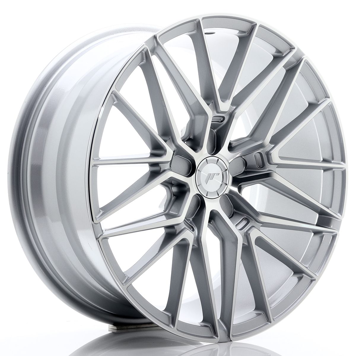 Image of JR-Wheels JR38 Velgen 19 Inch 8.5J ET35-45 Custom PCD Silver Machined Face