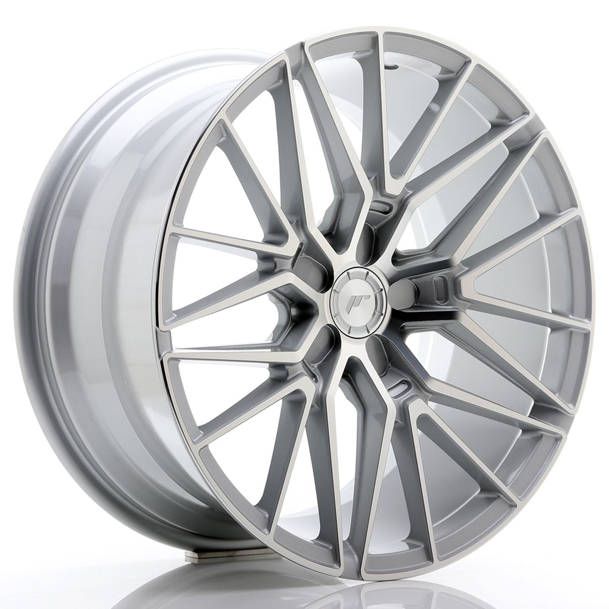 Image of JR-Wheels JR38 Velgen 19 Inch 9.5J ET35-45 Custom PCD Silver Machined Face