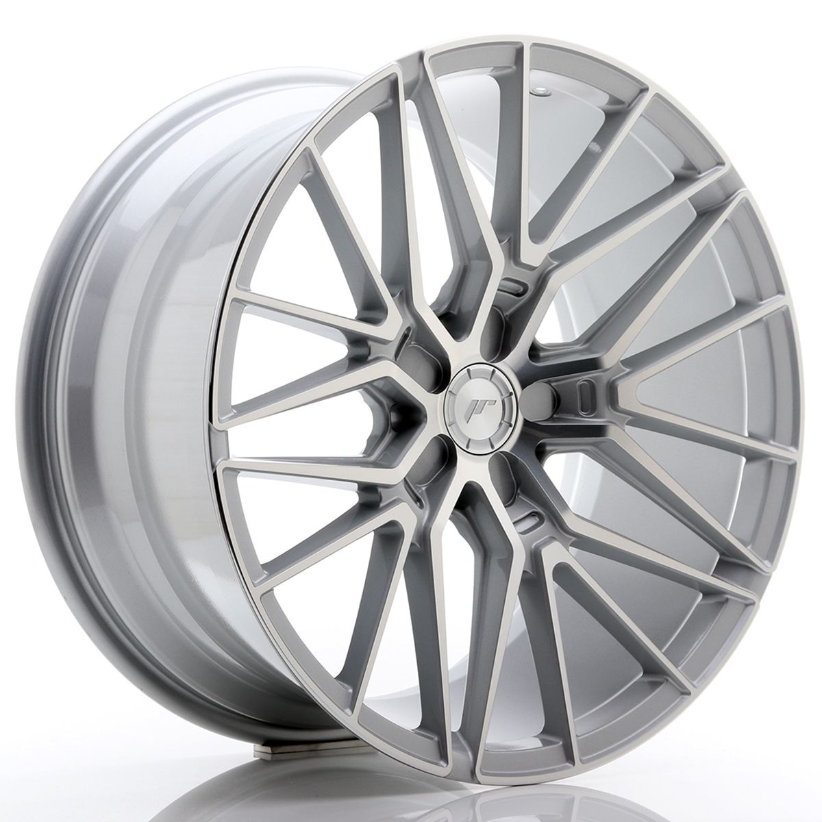 Image of JR-Wheels JR38 Velgen 20 Inch 10J ET35-45 Custom PCD Silver Machined Face