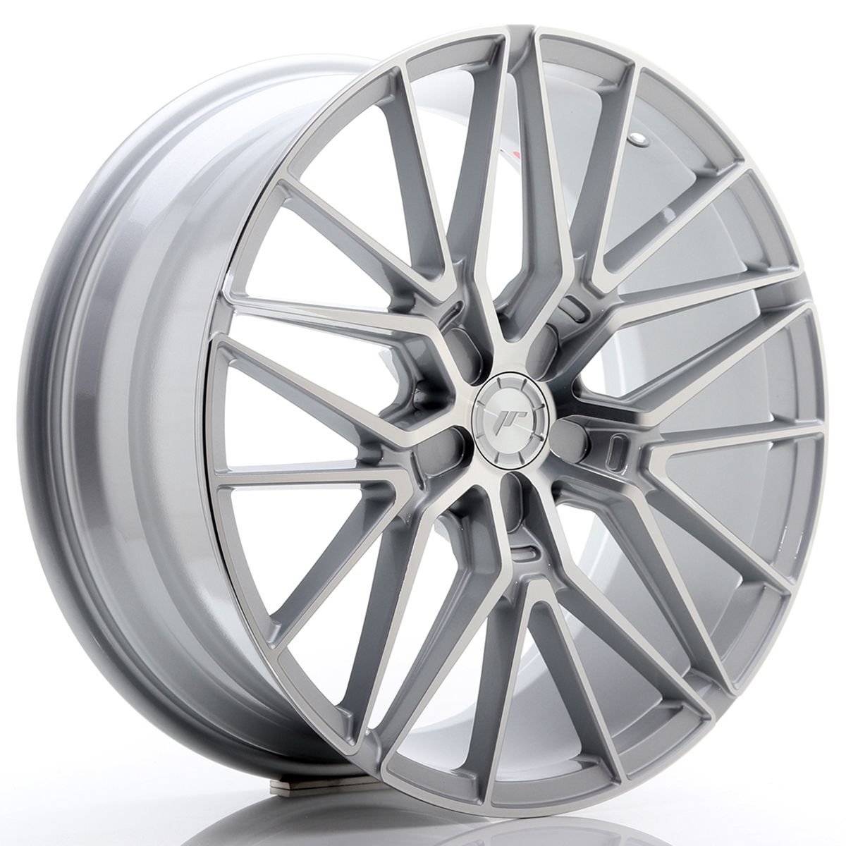 Image of JR-Wheels JR38 Velgen 20 Inch 8.5J ET35-45 Custom PCD Silver Machined Face