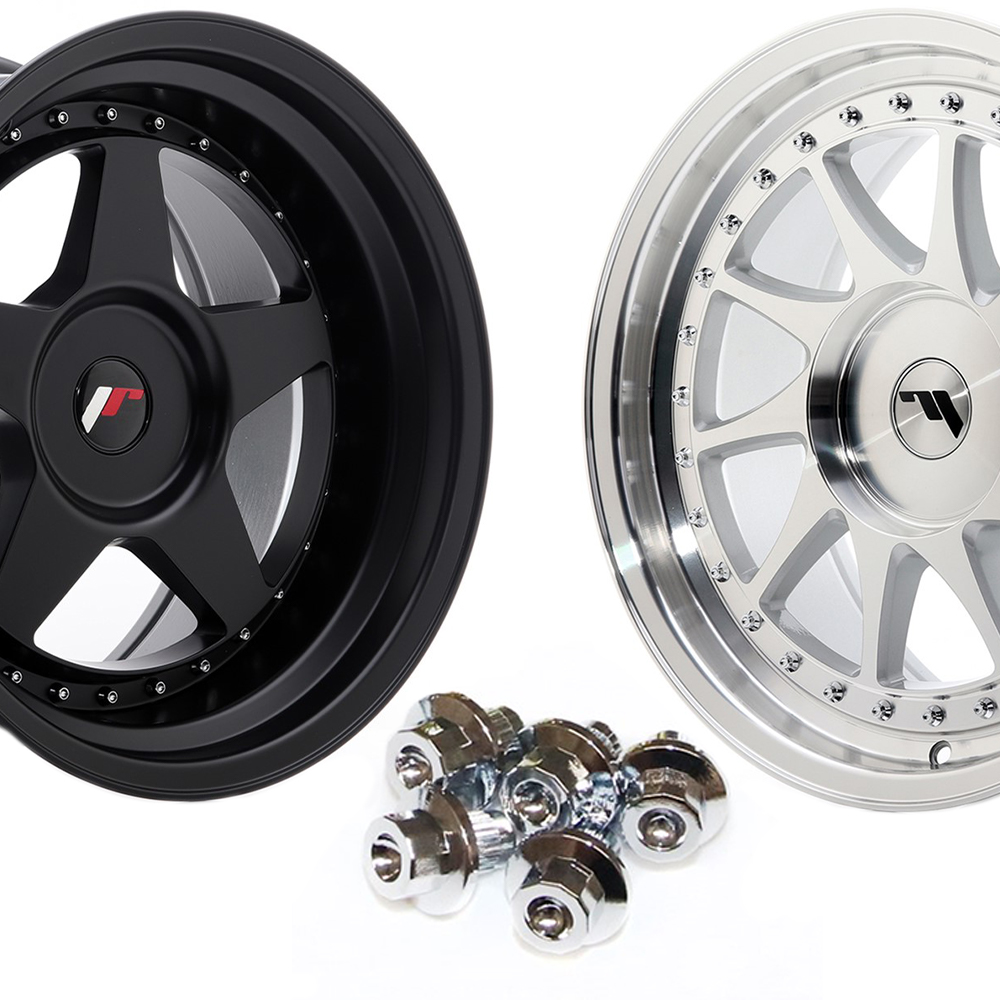 Image of JR-Wheels Wiel klinknagel JR6, JR26 Chroom Aluminium