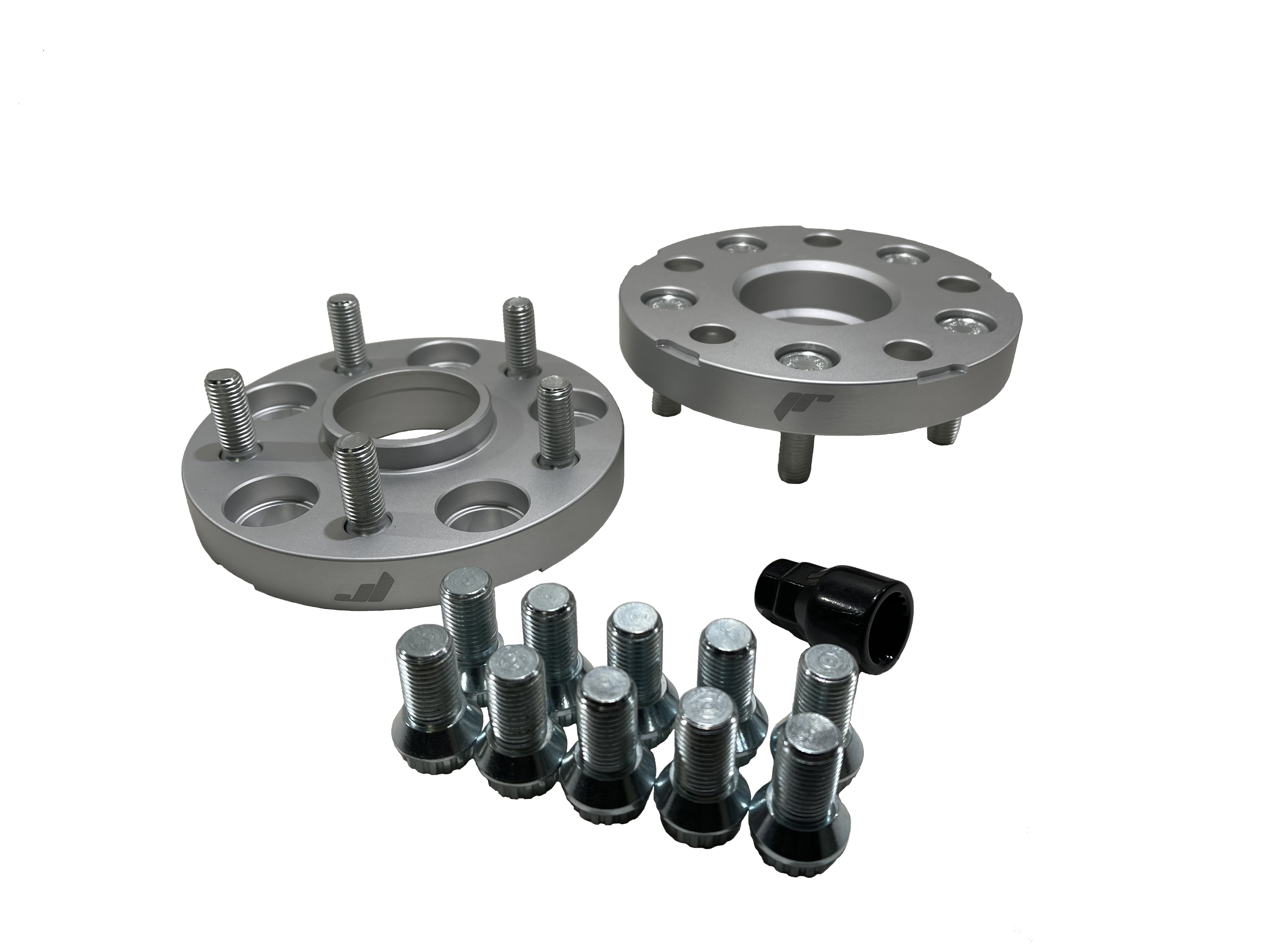 Image of JR-Wheels Spoorverbreders JRWA1 Zilver 149mm Aluminium