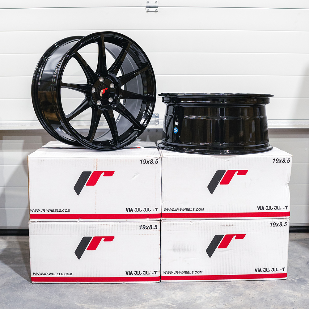 Image of JR-Wheels JR11 TWEEDE KANS Velgen 19 Inch 8.5J ET25 5x108 Gloss Black