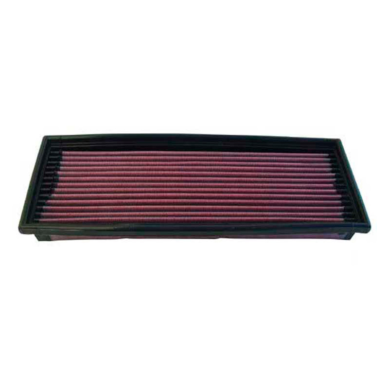 Image of K&N Luchtfilter Paneel Replacement Rood Katoen Audi,Opel,Volvo