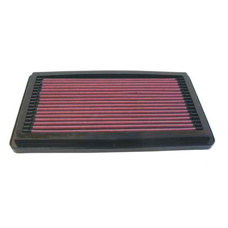 Image of K&N Luchtfilter Paneel Replacement Rood Katoen BMW 3-serie