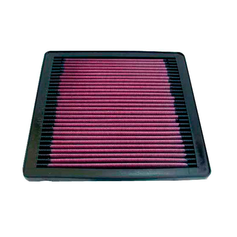 Image of K&N Luchtfilter Paneel Replacement Rood Katoen Dodge,Mitsubishi
