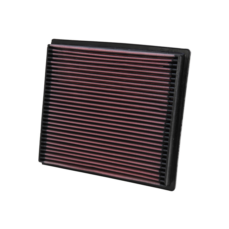 Image of K&N Luchtfilter Paneel Replacement Rood Katoen Dodge Ram