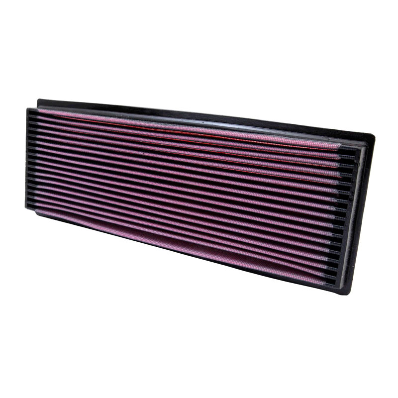 Image of K&N Luchtfilter Paneel Replacement Rood Katoen Dodge Ram