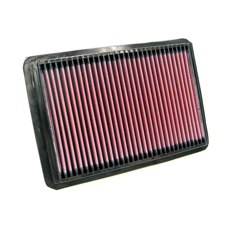 Image of K&N Luchtfilter Paneel Replacement Rood Katoen Fiat Punto