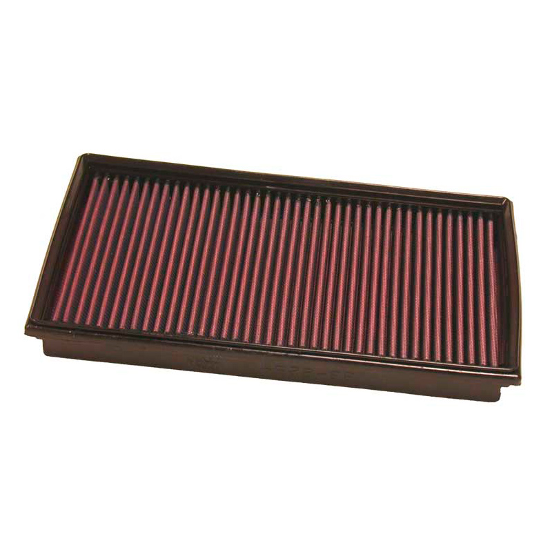 Image of K&N Luchtfilter Paneel Replacement Rood Katoen BMW 7-serie