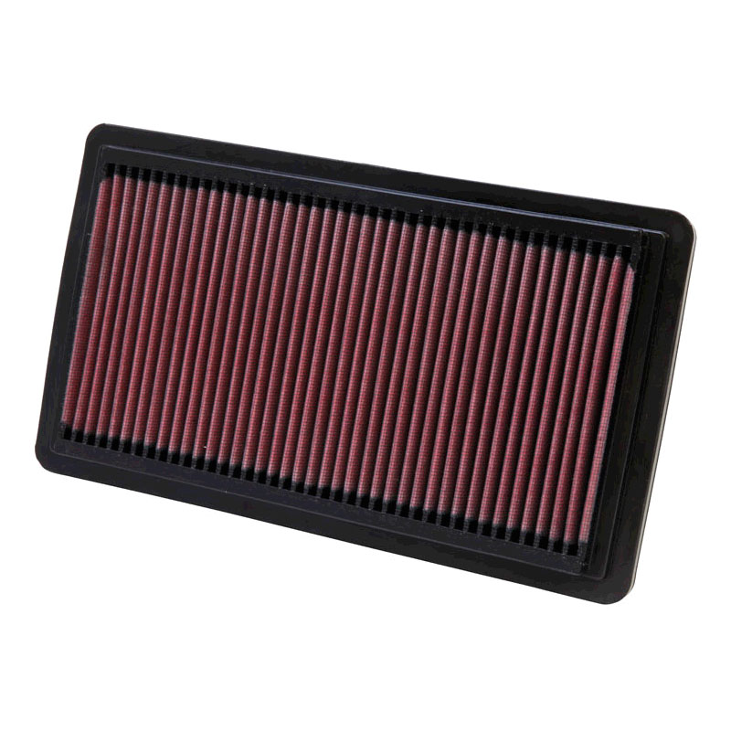 Image of K&N Luchtfilter Paneel Replacement Rood Katoen Mazda 6,CX 7