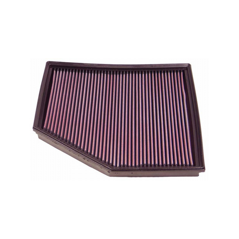 Image of K&N Luchtfilter Paneel Replacement Rood Katoen BMW 540,545