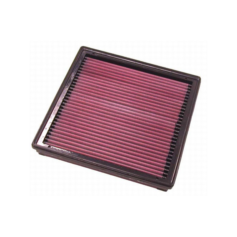 Image of K&N Luchtfilter Paneel Replacement Rood Katoen Dodge Ram
