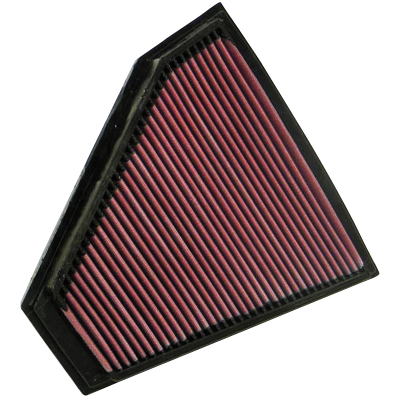 Image of K&N Luchtfilter Paneel Replacement Rood Katoen BMW 1-serie,3-serie