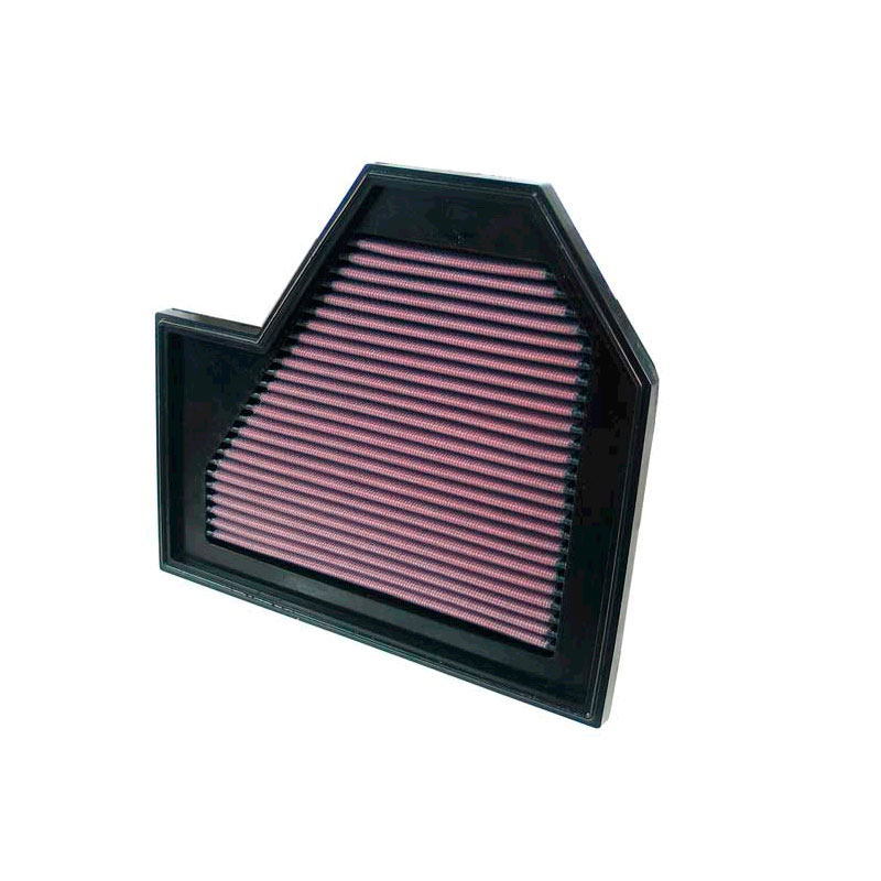 Image of K&N Luchtfilter Paneel Replacement Rood Katoen BMW 5-serie,6-serie
