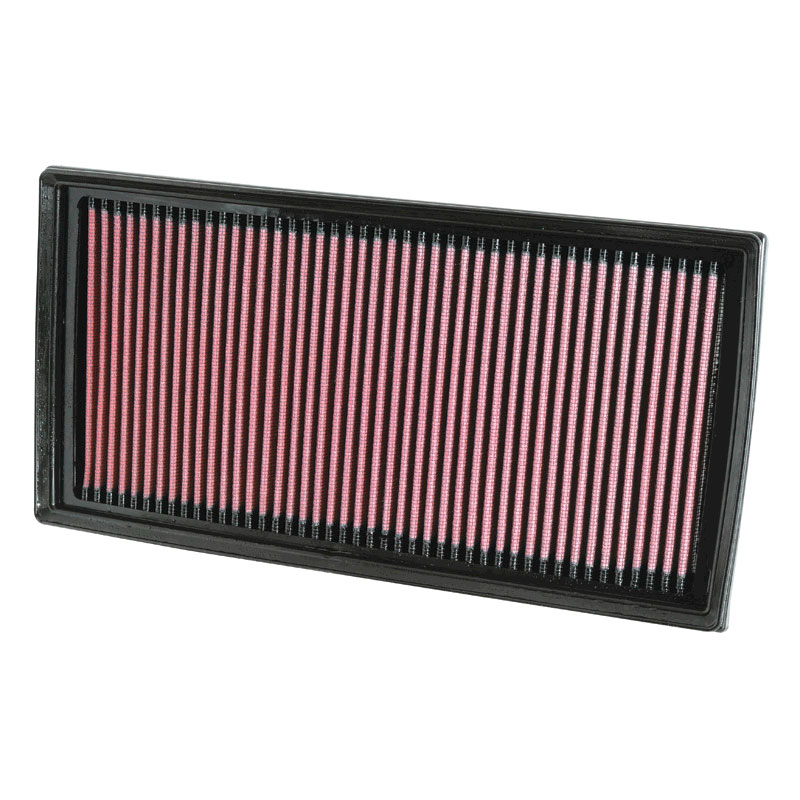 Image of K&N Luchtfilter Paneel Replacement Rood Katoen Mercedes C63,CL63,CLK63