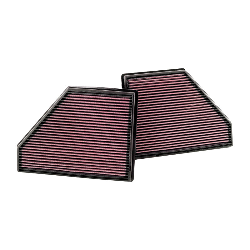 Image of K&N Luchtfilter Paneel Replacement Rood Katoen BMW X5
