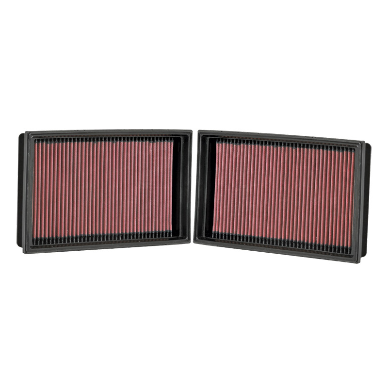 Image of K&N Luchtfilter Paneel Replacement Rood Katoen BMW 750,760