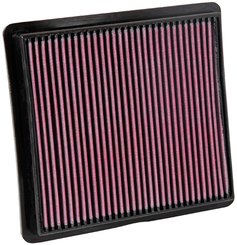 Image of K&N Luchtfilter Paneel Replacement Rood Katoen Dodge, Chrysler