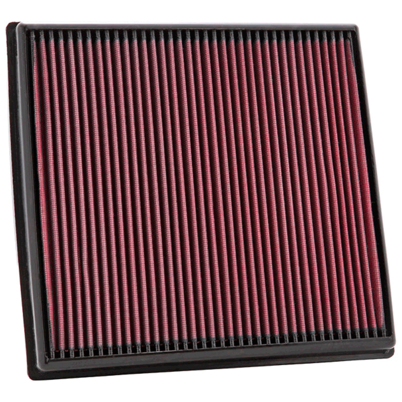 Image of K&N Luchtfilter Paneel Replacement Rood Katoen BMW 535,640,740