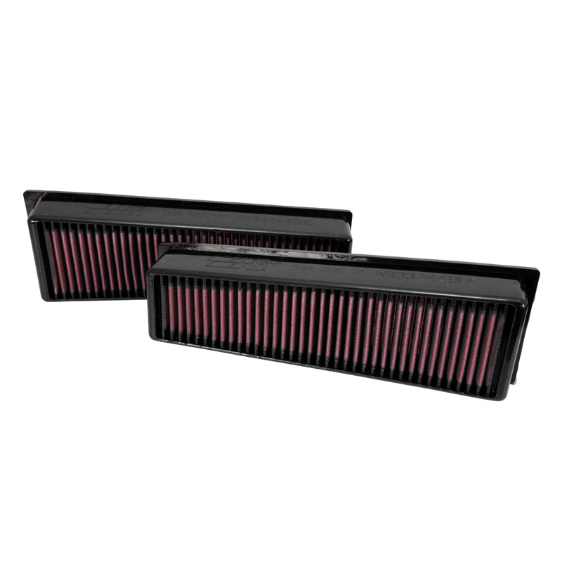 Image of K&N Luchtfilter Paneel Replacement Rood Katoen BMW X5,X6