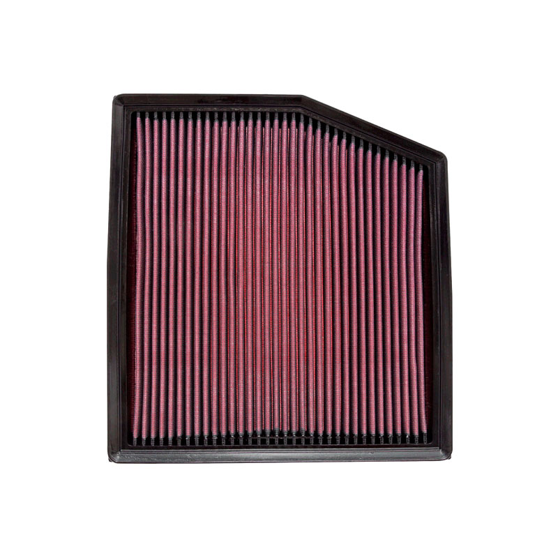 Image of K&N Luchtfilter Paneel Replacement Rood Katoen BMW 135i,335i