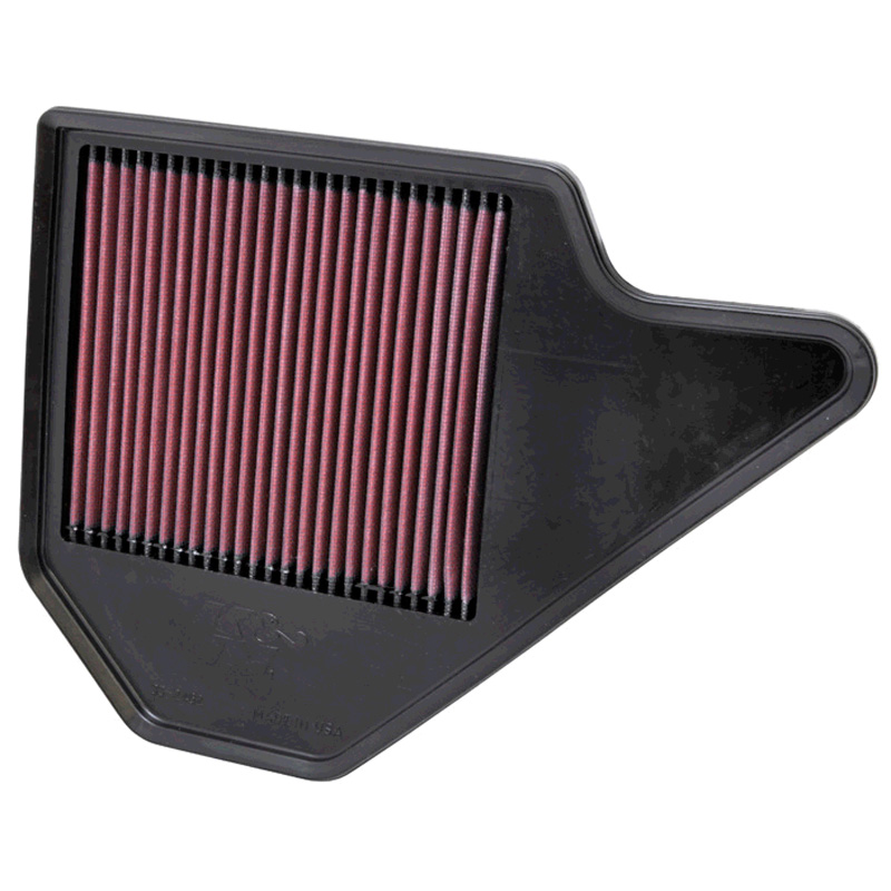 Image of K&N Luchtfilter Paneel Replacement Rood Katoen Chrysler, Lancia
