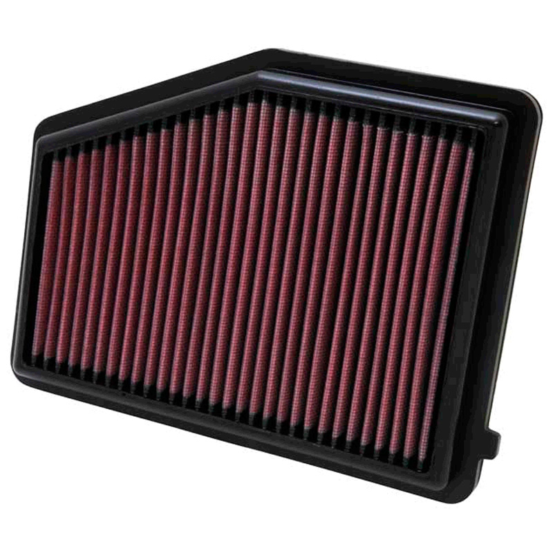 Image of K&N Luchtfilter Paneel Replacement Rood Katoen Honda Civic