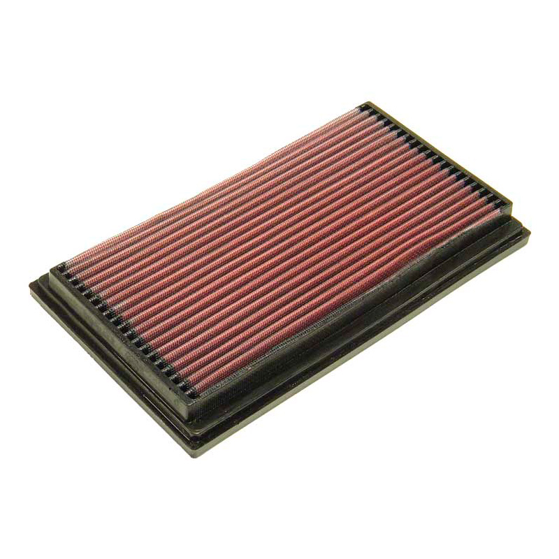 Image of K&N Luchtfilter Paneel Replacement Rood Katoen Ford Fiesta