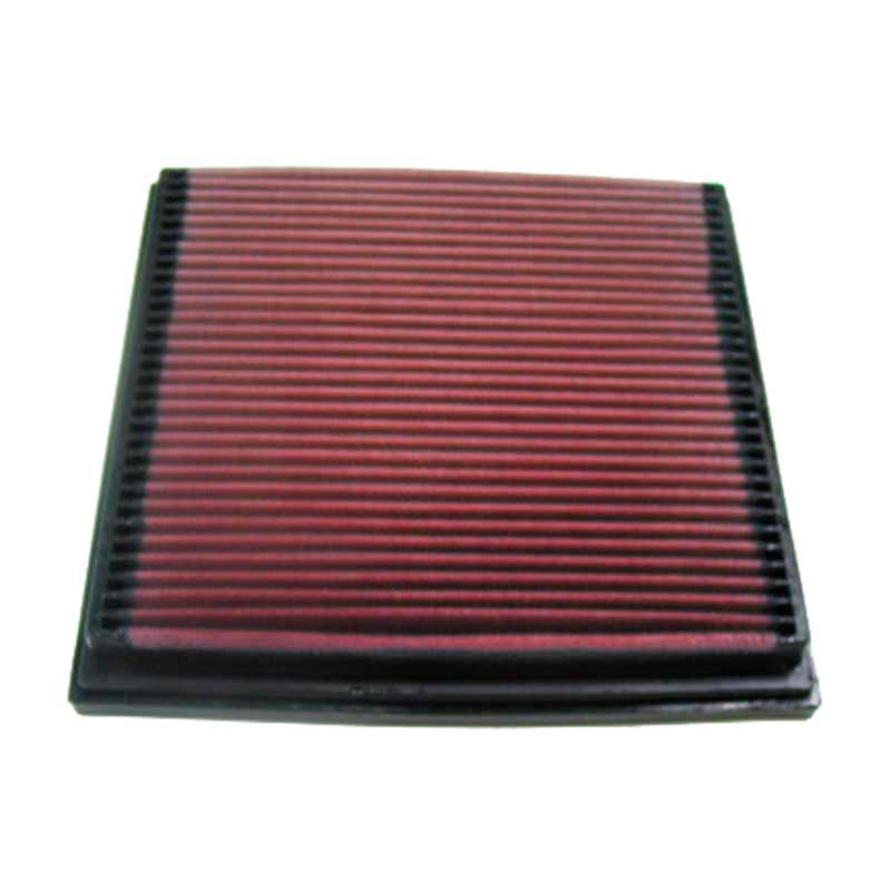 Image of K&N Luchtfilter Paneel Replacement Rood Katoen BMW 3-serie