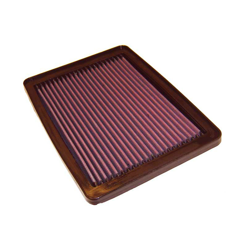 Image of K&N Luchtfilter Paneel Replacement Rood Katoen Hyundai Coupe,Elantra,Lantra