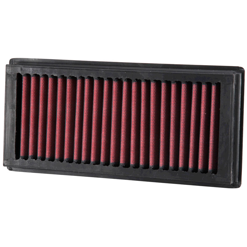 Image of K&N Luchtfilter Paneel Replacement Rood Katoen Mitsubishi Colt