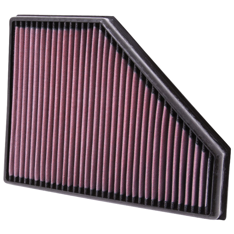 Image of K&N Luchtfilter Paneel Replacement Rood Katoen BMW 116D,118D,120D