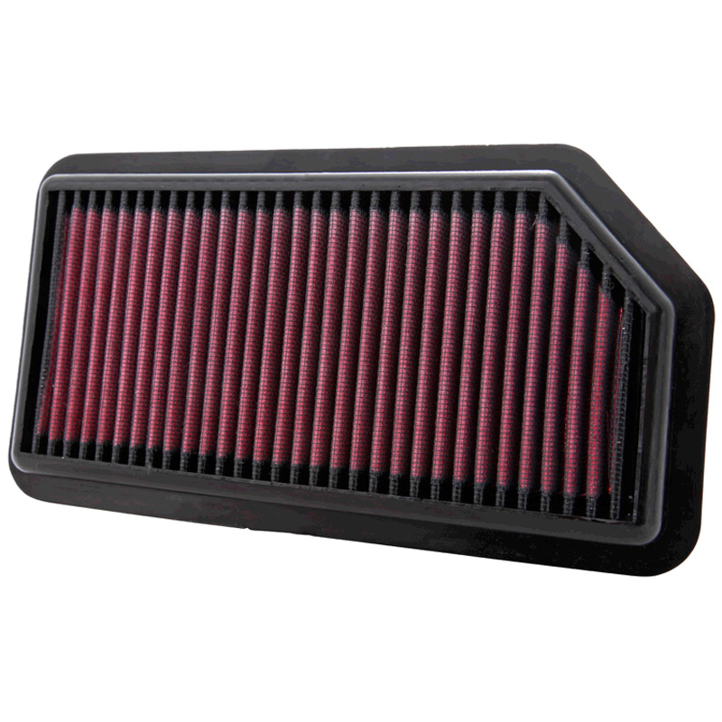 Image of K&N Luchtfilter Paneel Replacement Rood Katoen Hyundai, Kia