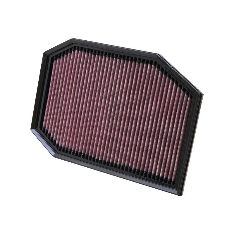Image of K&N Luchtfilter Paneel Replacement Rood Katoen BMW 730i,520i