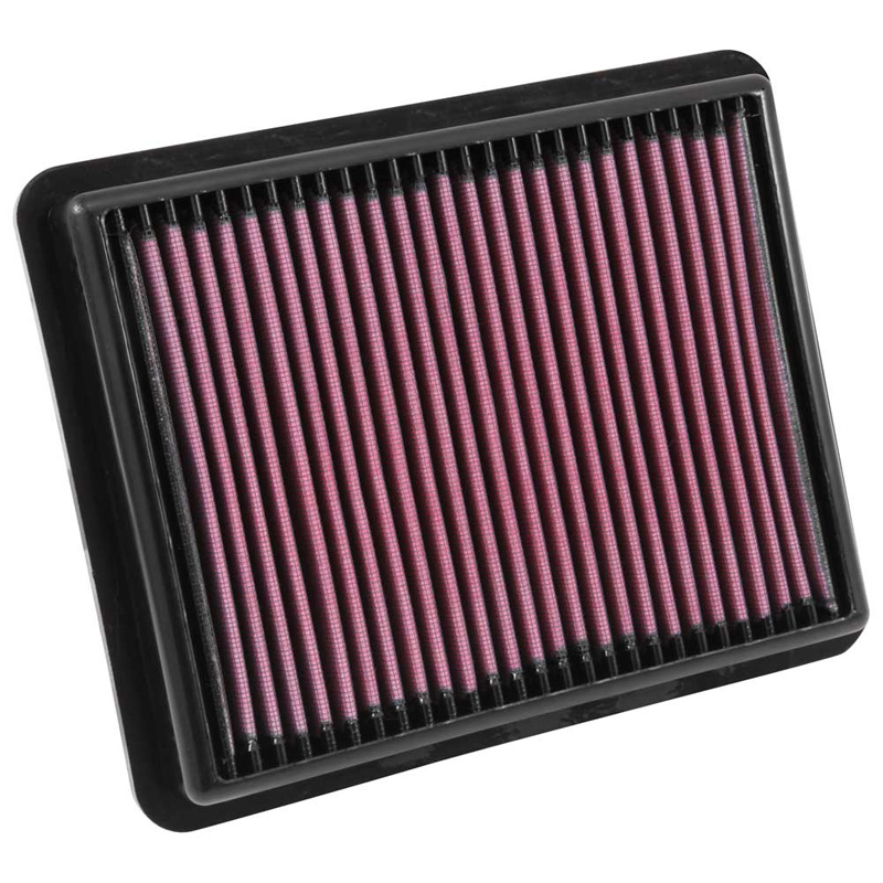Image of K&N Luchtfilter Paneel Replacement Rood Katoen Mazda 3,6,CX-5
