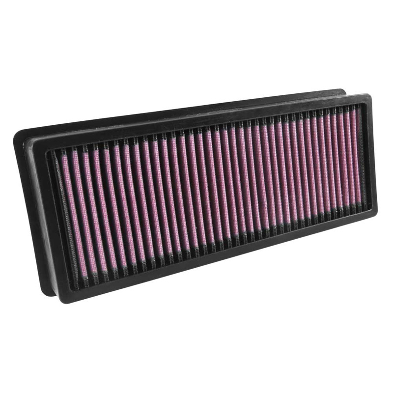 Image of K&N Luchtfilter Paneel Replacement Rood Katoen BMW 3-serie,5-serie,6-serie
