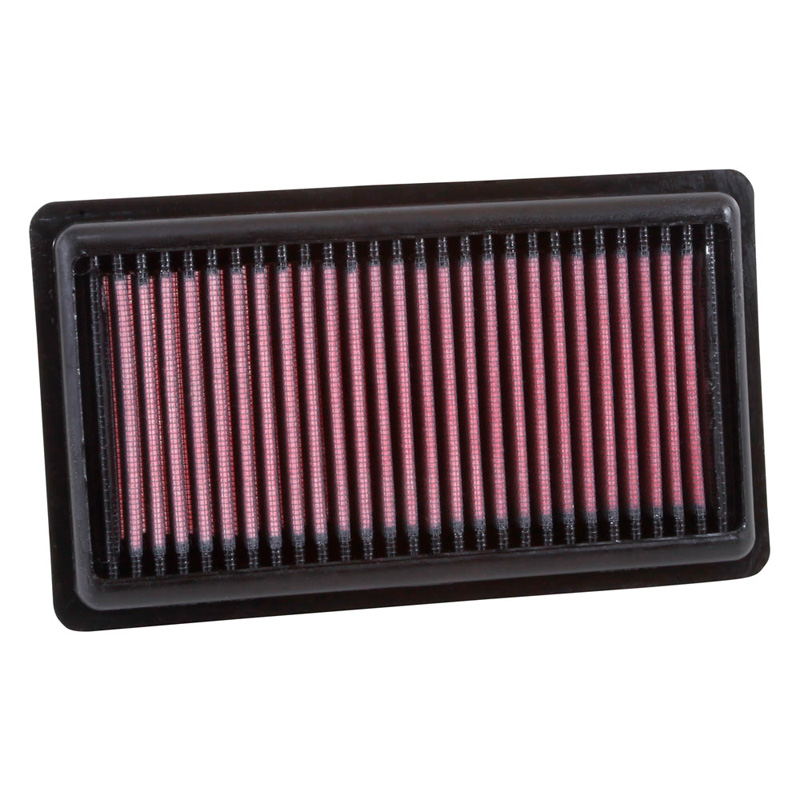 Image of K&N Luchtfilter Paneel Replacement Rood Katoen Fiat Panda,500