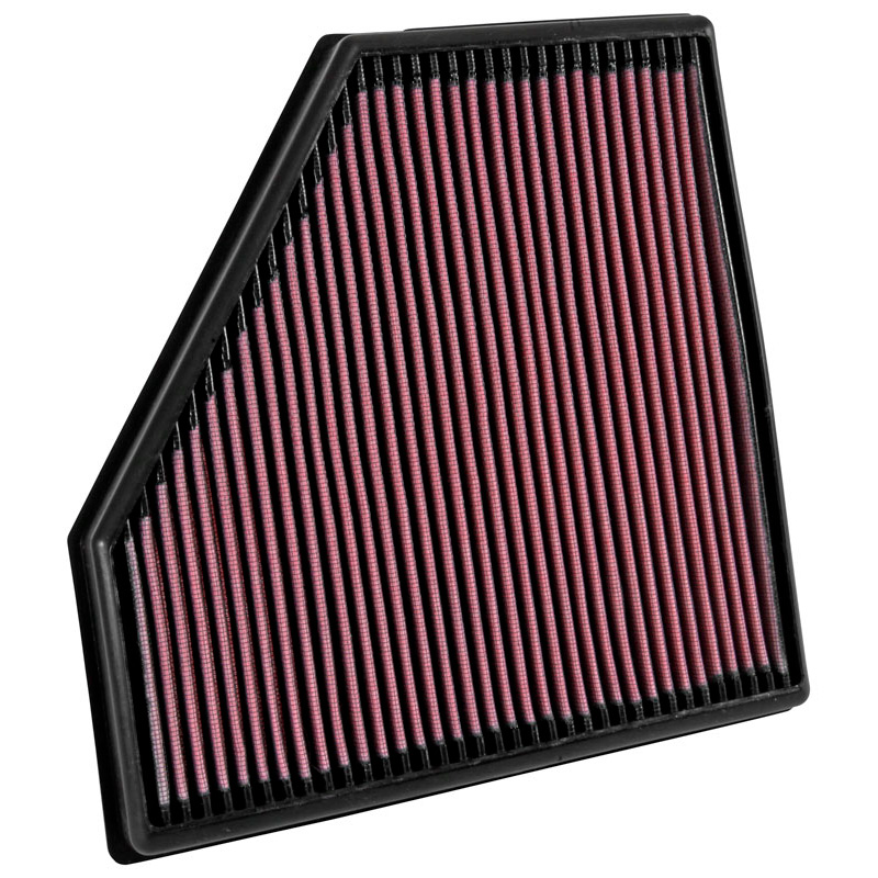 Image of K&N Luchtfilter Paneel Replacement Rood Katoen BMW 1-serie,3-serie,4-serie