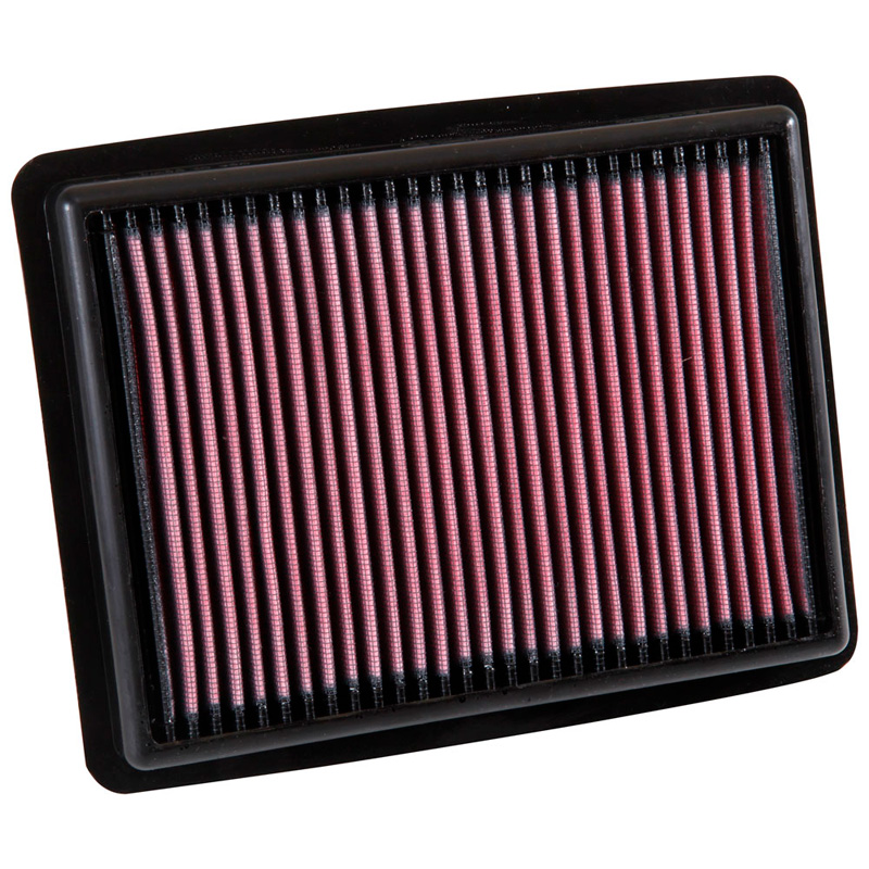 Image of K&N Luchtfilter Paneel Replacement Rood Katoen Honda Civic
